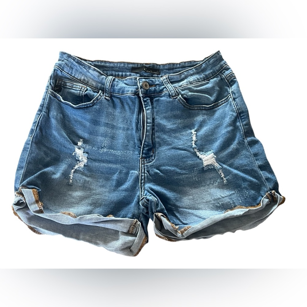 Distressed Denim Women's Shorts
